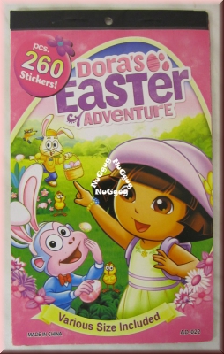 Dora's Easter Adventure, Sticker Block, 260 Stück
