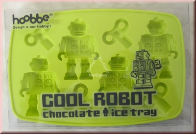 Cool Robots Chocolate Ice tray, Eiswürfel, Pralinen und Schokoladen Form, Silikon