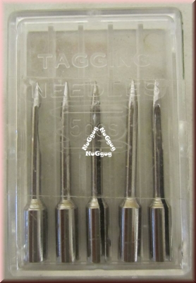 Ersatznadeln für Etikettiergerät, Tagging Needles, 5 Stück, Tagger Nadeln