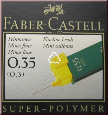 Faber Castell Super Polymer Feinminen 0,35 mm, 9063 S-HB, Artikelnummer 120300