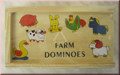 Domino "Farm", Dominospiel, Holz