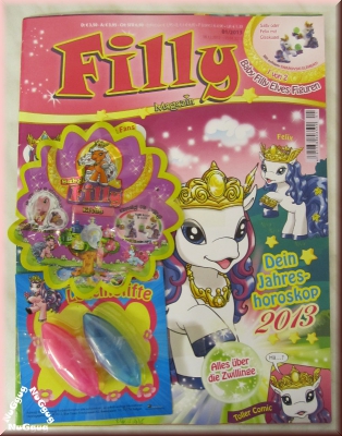 Filly Magazin, Sammelheft 1/2013 mit Baby Filly Elves und magische Leuchtstifte
