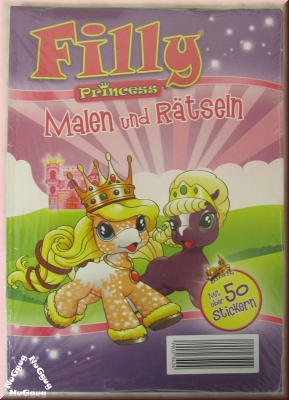 Filly Princess Malen und Rätseln, mit über 50 Stickern
