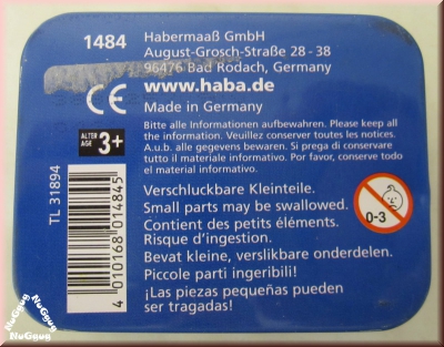 Fischstäbchen, 1 Dose, Artikelnummer 1484 von Haba