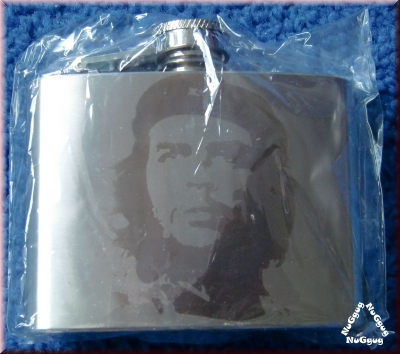 Flachmann, Edelstahl, Che Guevara, 4 OZ