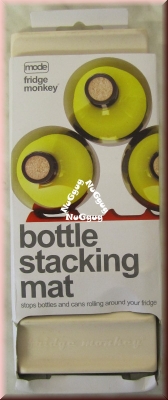 Fridge Monkey bottle stacking mat cream, Flaschen-Stapelmatte, Rollschutz