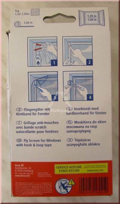 Fliegengitter Standard Insect stop von tesa, 1,30 x 1,50 m