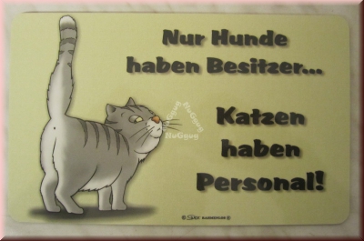 Frühstücksbrett "Nur Hunde haben Besitzer..." von Rahmenlos