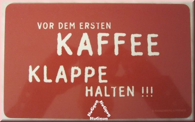 Frühstücksbrett "Vor dem ersten Kaffee..."