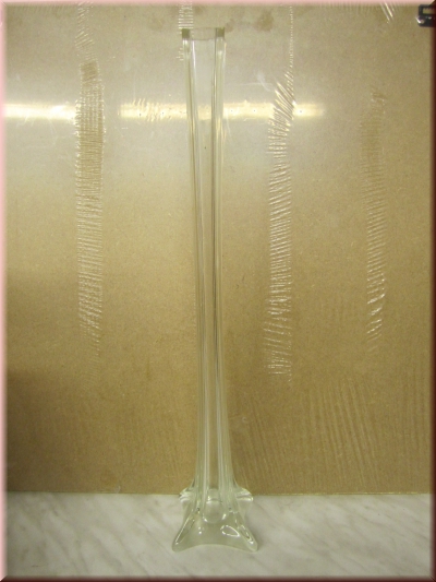 Glasvase für langstielige Blumen, 50 cm hoch, Vase, gebraucht