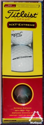 Titleist NXT Extreme. Golfball. 3er-Set