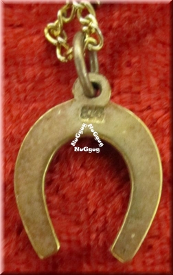 Halskette "Hufeisen", gestempelt 839, 40 cm