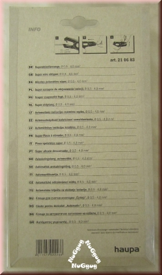 Abisolierzange, Superabisolierzange 0,5 - 4,0 mm², von Haupa, Artikel 210683