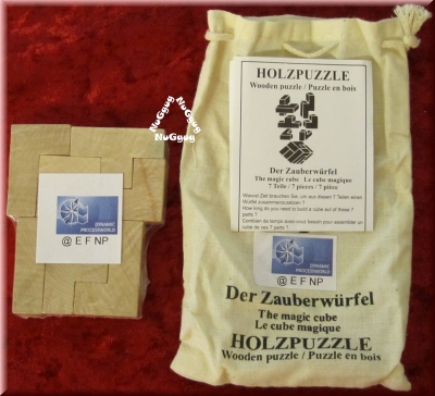 Holzpuzzle "Der Zauberwürfel"