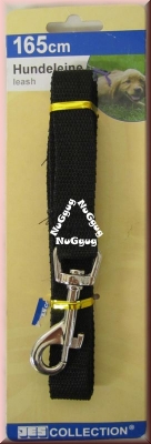 Hundeleine schwarz, JES-Collection, Länge 165 cm
