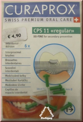 Curaprox CPS 11 regular Interdental-Bürsten, 6 Stück