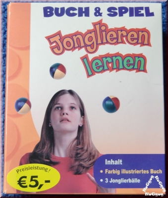 Jonglieren lernen. Buch und Spiel