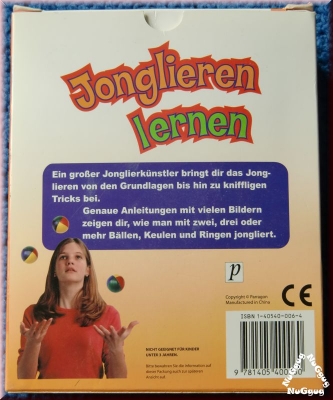 Jonglieren lernen. Buch und Spiel