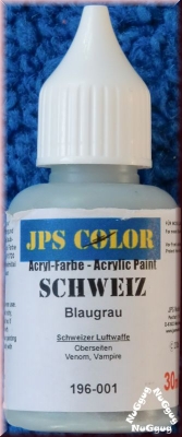 JPS Color Blaugrau. Acryl-Farbe. 30ml
