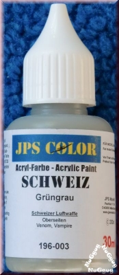 JPS Color Grüngrau. Acryl-Farbe. 30ml