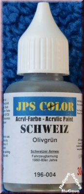 JPS Color Olivgrün. Acryl-Farbe. 30ml