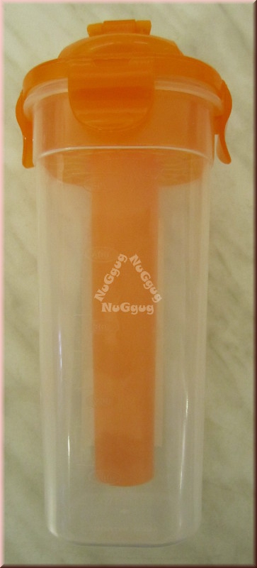 Kühlbecher, Gefrierbecher, Trinkbecher, 500ml, orange