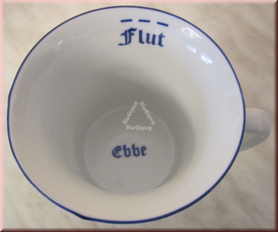 Kaffeepott "Hamburger Kaffeepott Ebbe und Flut", Kaffeetasse