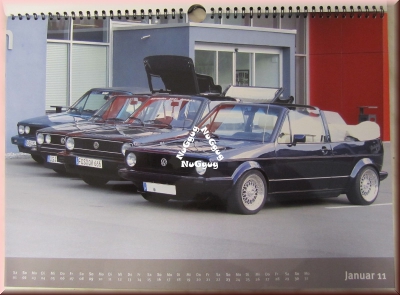 Golf-Cabrio hochglanz Fotokalender 2011, 42 x 30 cm