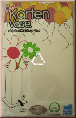 Karten Vase mit Ballon-Motiv, 100% wasserdicht