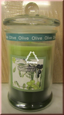 Duftkerze "Olive" im Aromaglas