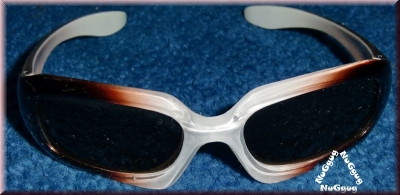 Kinder-Sonnenbrille. braun/weiss