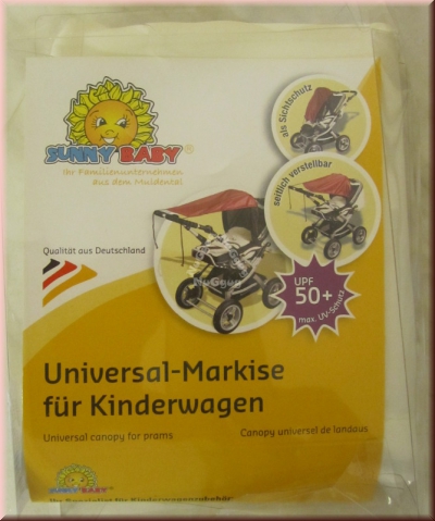 Kinderwagen Universal-Markise, Farbe Sand, Verdeck