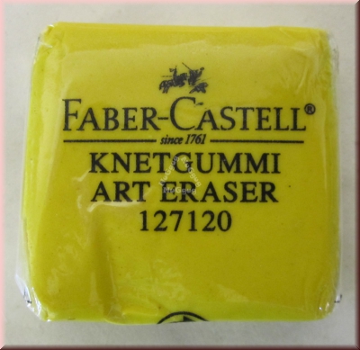 Knetgummi Radierer 127120, gelb, von Faber-Castell