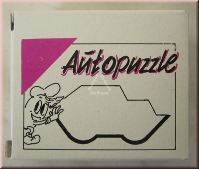 Knobelspiel "Autopuzzle", Holzpuzzle