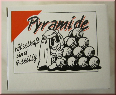 Knobelspiel "Pyramide", Holzpuzzle