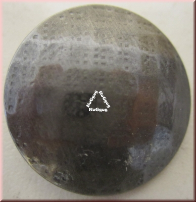Knöpfe aus Metall, rund, mit Hammerschlag-Motiv, 60 Stück, 25 mm Durchmesser, Uniformknopf
