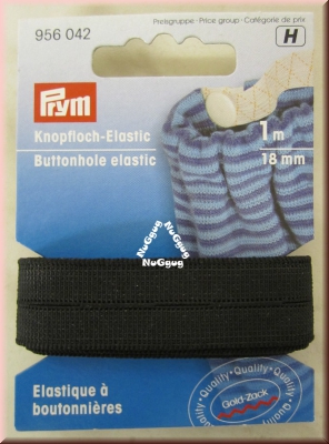 Prym 956042 Knopfloch-Elastic, 18 mm, 1 Meter