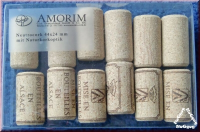 Neutrocork mit Naturkorkoptik von Amorim. 12 Stück