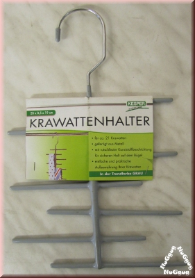 Krawattenhalter, grau, Krawattenbügel, von Kesper