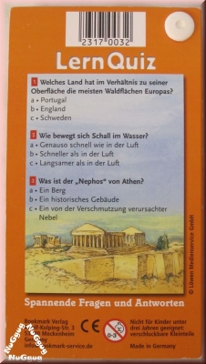 LernQuiz "Wunder der Welt". Fächerqiuz