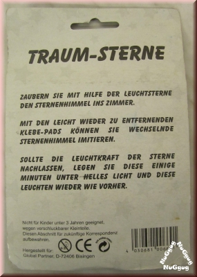 Leuchtsterne, leuchtende Traum Sterne