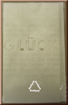 Lichttüte "GLÜCK" von Räder, 2 Stück