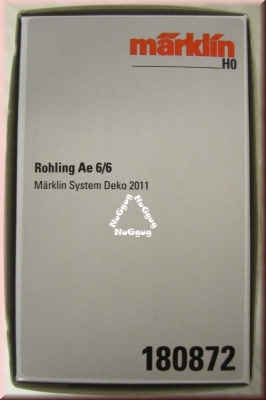 Märklin 180872, Rohling Ae 6/6, Märklin System Deko 2011, Spur H0