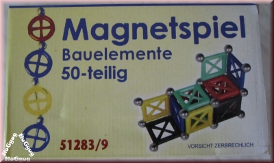 Magnetspiel Bauelemente. 50-teilig. bunt
