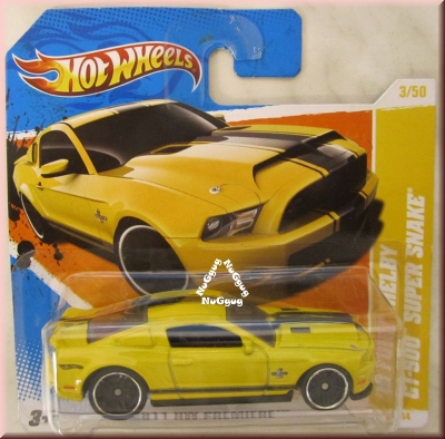 Hot Wheels "10 Ford Shelby GT-500 Super Snake", gelb, von Mattel