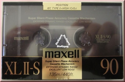 Musikkassette Maxell XLII-S 90, Leerkassette