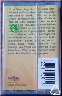 Musikkassette "Die 20 schönsten Kinderlieder"