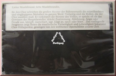 Musikkassette "Die schönsten Opernchöre"