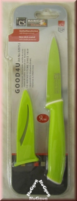 GOOD4U Küchenmesser grün, Antihaft-Messer 9 cm, Artikel 029753