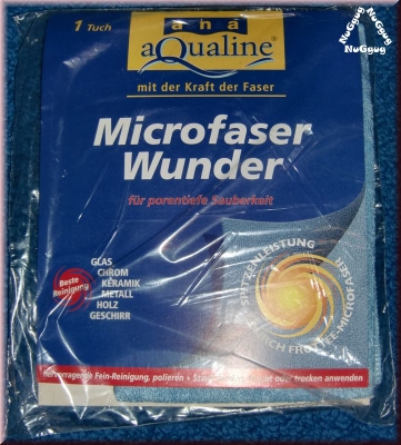 Microfaser Wunder Tuch blau, 40 x 40 cm, von ana aQualine